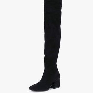 Tall Thigh High Suede Boots